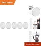 Durable Stainless Steel Coffee Filters 5-PACK 80 Micron For Fresh Brews. Fixed Price $15.59.
