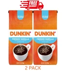Pack Dunkin French Vanilla Artificially Flavored Ground COFFEE12 Oz Bag. Fixed Price $17.00.