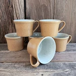 Vintage Premiere Durastone Speckled Coffee Cup Mugs Set 6 Orange P9200 Japan. Fixed Price $34.99.