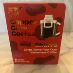 Copper Cow Coffee Churro Pour Over Vietnamese Nib. Fixed Price $12.00.