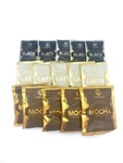 Variety Pack - Black Gourmet Coffee, Caf Latte, Mocha 5 Sachets. Fixed Price $49.55.