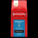 Free Shipping Community Coffee Breakfast Blend Ground Medium Roast 12 Oz. Fixed Price $8.88.