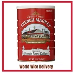 French Market Roast Medium-dark Ground Coffee, 12OZ Can (pack 1). Fixed Price $8.55.