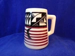 Y. Laner Ute Mountain Mtn Pottery Tall Patriotic Flag Eagle Coffee Tea Mug Nativ. Fixed Price $19.00.