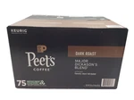 Peet's Coffee Dark Roast Blend Capsules, Major Dickason's - 75 Count. Fixed Price $24.46.