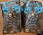 Lot 2 Death Wish Coffee Blueberry Fair Trade Flavored Ground 14OZ Each. Fixed Price $44.97.