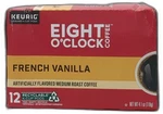 *2027-3-11* Eight O'clock Coffee French Vanilla, Single-serve K-cup Pods. Fixed Price $23.99.