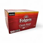 Folgers Classic Medium Roast K-cup Coffee Pods 100 Count. Fixed Price $44.56.