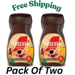 (2PACK) Nescaf Cl Sico Colombia, Medium Roast, Instant Coffee, 6 Oz, 1 Jar. Fixed Price $12.40.