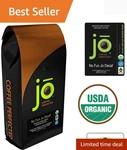 No Fun Jo Decaf: 12 Oz Organic Coffee - Fair Trade, Swiss Water Process. Fixed Price $30.99.