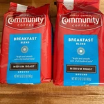 Community Coffee Breakfast Blend Ground Medium Roast 32 Ounce Pack. Fixed Price $35.96.