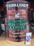 Aiwawa Ca, Kirkland Signature 100% Colombian Coffee 1.36 Kg (3 Lb). Fixed Price $93.84.