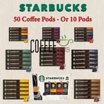 Starbucks By Nespresso Coffee 50 Pods 10 Capsules Original Line Variety. Fixed Price $61.74.