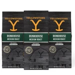Yellowstone Bunkhouse Medium Roast COFFEE100% Arabica Ground 36 Oz.. Fixed Price $52.75.
