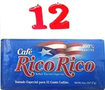Cafe Coffee Ground Espresso (12) X 8 Oz Bags Puertorrico Molido. Fixed Price $125.00.