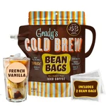 Gradys Cold Brew French Vanilla 100% Arabica Ground Coffee 2 Pouches Makes 6. Fixed Price $26.60.