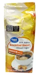 Great Value 100% Arabica Breakfast Blend Medium Roast Ground Coffee 12 Oz. Fixed Price $10.21.