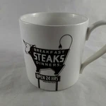 Bob's Your Uncle Mug Coffee Cup Breakfast Steaks Dinner Steer Sign Logo. Fixed Price $8.39.