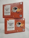 Barissimo Pumpkin Spice Ground Cup Light Roast Coffee 4.02OZ 114G Boxes 07/27. Fixed Price $13.30.