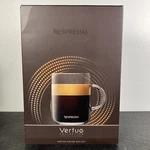 Nespresso Vertuo Alto Coffee Set Glass Mugs & Spoons New Open Box. Fixed Price $49.85.