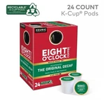 Eight O'clock Coffee The Original Decaf Medium Roast Kcup Pods 24CT New. Fixed Price $19.99.