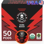 Organic Coffee Pods Bold Flavor Caffeinated Boost Fair Trade Arabica Robusta New. Fixed Price $49.17.