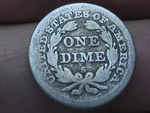 1860 Seated Liberty Silver Dime- San Francisco, About Good Details. Fixed Price $181.99.