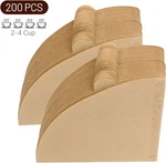 Tjs Coffee Filters Size 02 Cone Unbleached Brown Paper 200 Count!. Fixed Price $10.95.