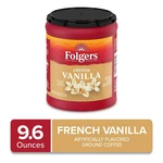 Folgers French Vanilla Artificially Flavored Ground Coffee, Medium Roast, 9.6 Oz. Fixed Price $10.99.