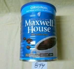 Maxwell House Coffee Can Medium 100% Arabica Beans 13OZ - Empty. Fixed Price $19.99.