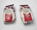 New England Coffee Peppermint Bark Ground 11 Oz Medium Roast Lot 2. Fixed Price $27.99.