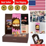 Flavored Ground Coffee Gift Box Variety Pack, Snickers, Baileys Hazelnut, Fre.... Fixed Price $73.99.
