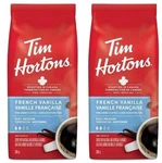 Tim Hortons French Vanilla Light Medium Roast Coffee, 300G (2 Pack). Fixed Price $40.42.