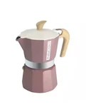 Pedrini Pink Mymoka Pot Espresso Caffe Coffee Maker 6 Cups Wood Handle New. Fixed Price $48.00.