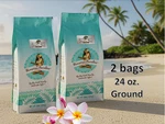 Hawaiian Paradise Coffee Roast Premium 100% Arabica Ground - 2 Bags. Fixed Price $50.95.