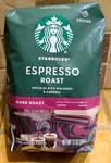 Starbucks Espresso Roast 100% Arabica Dark Ground Coffee New 12 Oz Bag - Sealed. Fixed Price $12.00.