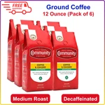 Community Coffee Decaf And Chicory Medium Dark Roast 12 Oz Bag(pack 6). Fixed Price $67.03.