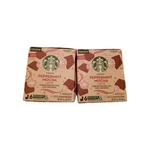2 Starbucks Peppermint Mocha Latte Cups Coffee 6X & Packet Limited See Pics. Fixed Price $69.99.