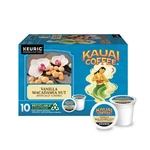 Vanilla Macadamia Nut Medium Roast Hawaiian Blend Coffee Pods Kcups 10 Pcs. Fixed Price $21.42.