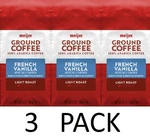Meijer French Vanilla Light Roast 100% Arabica Ground Coffee 12 Oz Bag - 3 Pack. Fixed Price $79.99.