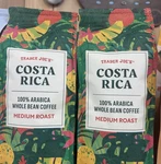 X Trader Joe's Costa Rica 100% Arabica Whole Bean Coffee Medium Roast 12 Oz. Fixed Price $34.95.