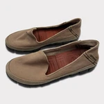 Crocs Women Shoe Stretch Sole Skimmer Size 6 Brown Loafer Pre Owned. Fixed Price $32.99.
