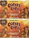 Packs Trader Joe's Coffee Medium Roast 12 Cups 5.08 Oz Each. Fixed Price $19.50.