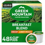 Green Mountain Coffee Roasters Decaf Breakfast Blend K-cup Brewers (pack 48). Fixed Price $23.99.