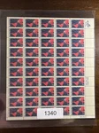 1340 Us Mint Sheet, Cent Hemisfair San Antonio 1968, Nh. Fixed Price $6.00.