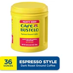 Caf Bustelo Espresso Ground Coffee, Dark Roast, 36-OUNCE Canister. Fixed Price $31.00.