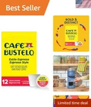 Latin American Heritage - Caf Bustelo Espresso Dark Roast Coffee Pods, 12 Count. Fixed Price $28.99.