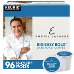 Emeril Big Easy Bold Keurig Single-serve K-cup Pods, Dark Roast Coffee, 96 Count. Fixed Price $58.99.