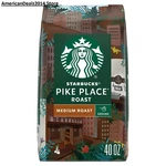 Starbucks Pike Place Medium Roast Ground Coffee - 40OZ. Fixed Price $39.88.