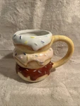 Donut Stack Coffee Cup 10 Oz. 4 Tall Room Essentials. Fixed Price $5.75.